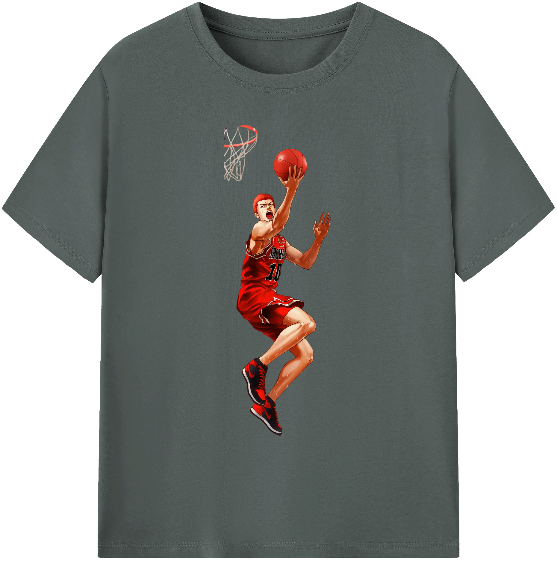 （画像用） SLAM DUNK／スラムダンク 綿100％ メンズ半袖Tシャツ｜肌触りやわらか＆通気性